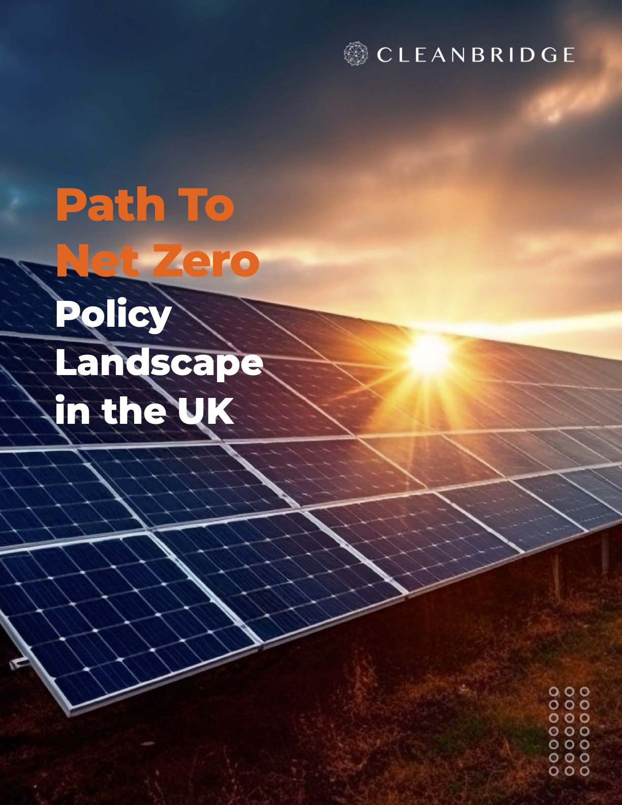 CleanBridge – Energy Current – Path To Net Zero_Policy Landscape in the UK (Cover)